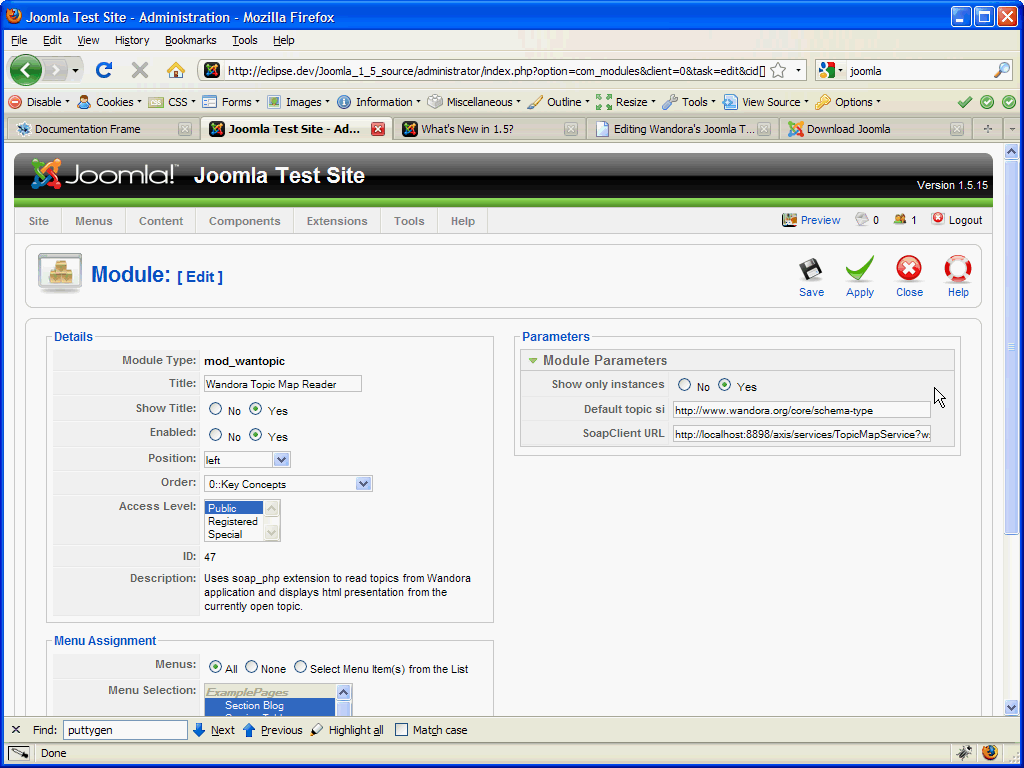 Joomla topic reader params.png