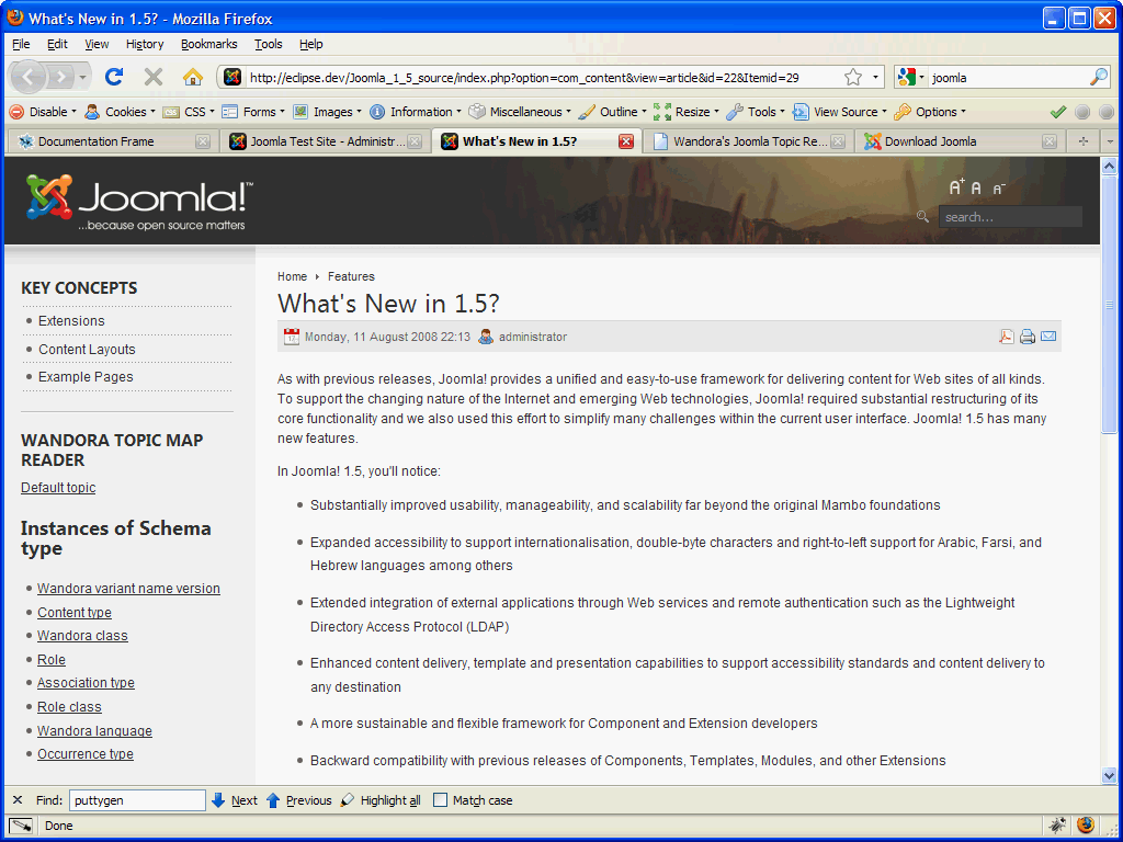 Joomla topic reader sample.png
